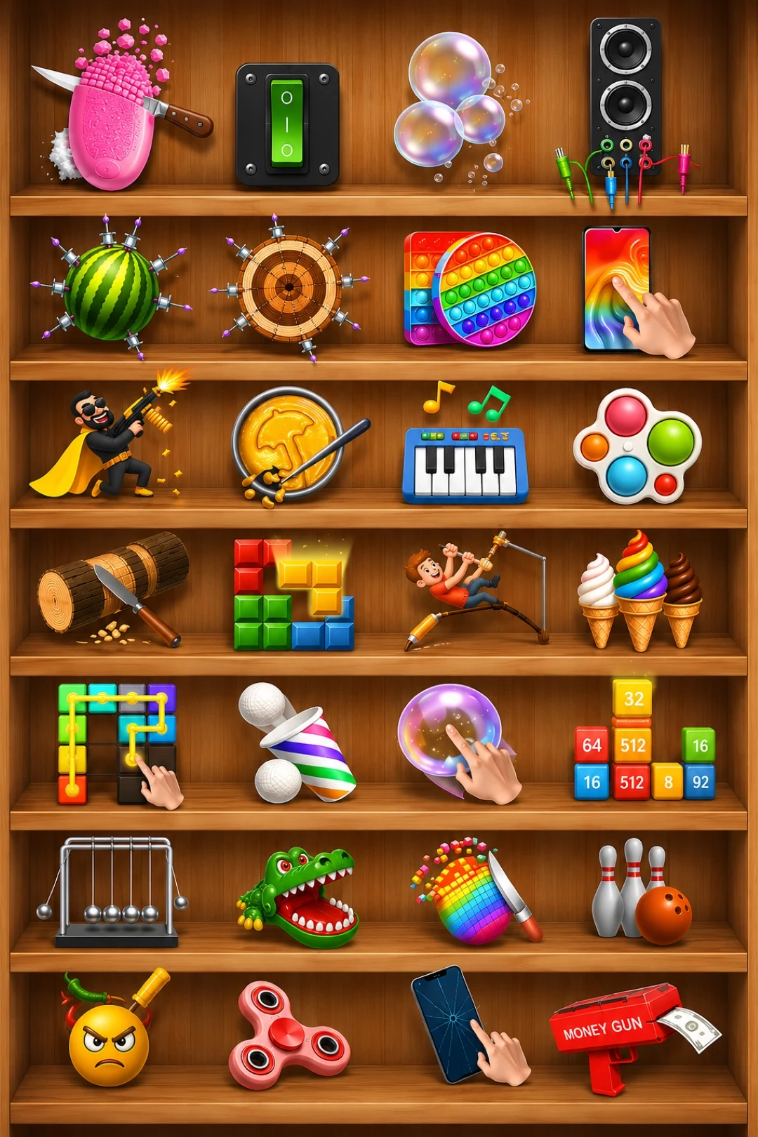 Antistress Pop Toys Mini Games screenshot