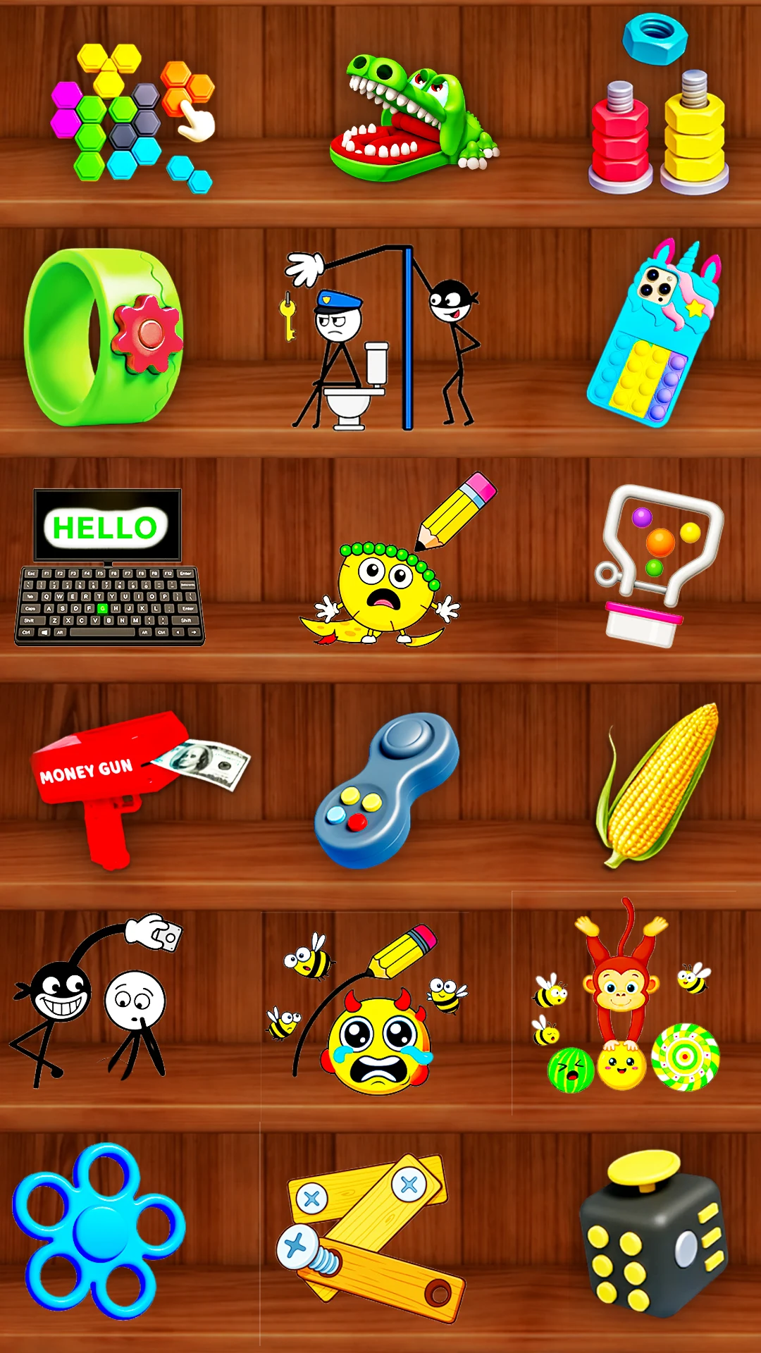 Antistress Pop Toys Mini Games screenshot