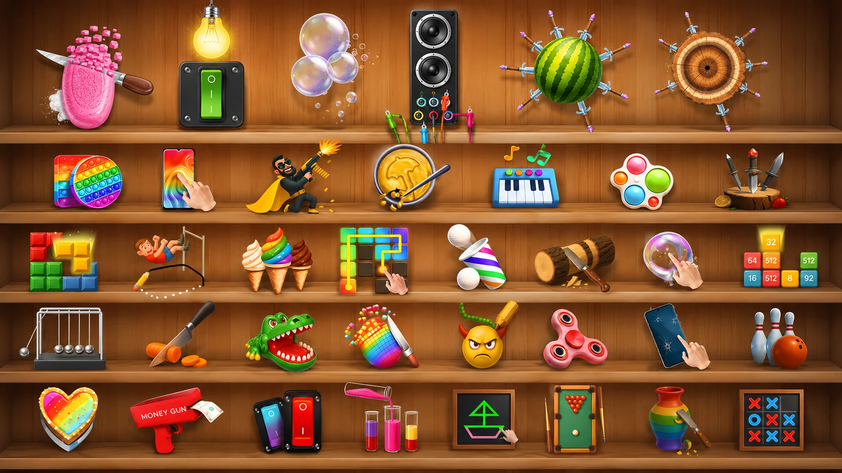 Antistress Pop Toys Mini Games screenshot